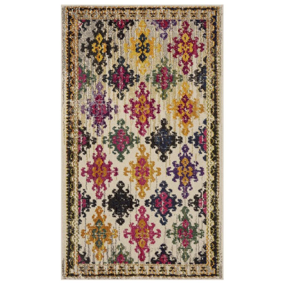 Safavieh Monaco MNC244A 3" x 5" Multicolor Area Rug, , large