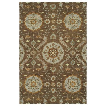 Kaleen Rugs Chancellor 4" x 6" Mocha, Brown, Grey, Sand and Teal Area Rug, , large