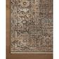 Loloi Heritage 4" x 6" Mocha and Denim Area Rug, , large
