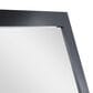 Maple and Jade 65" Wood Rectangular Minimalistic Wall Mirror in Matte Black, , large