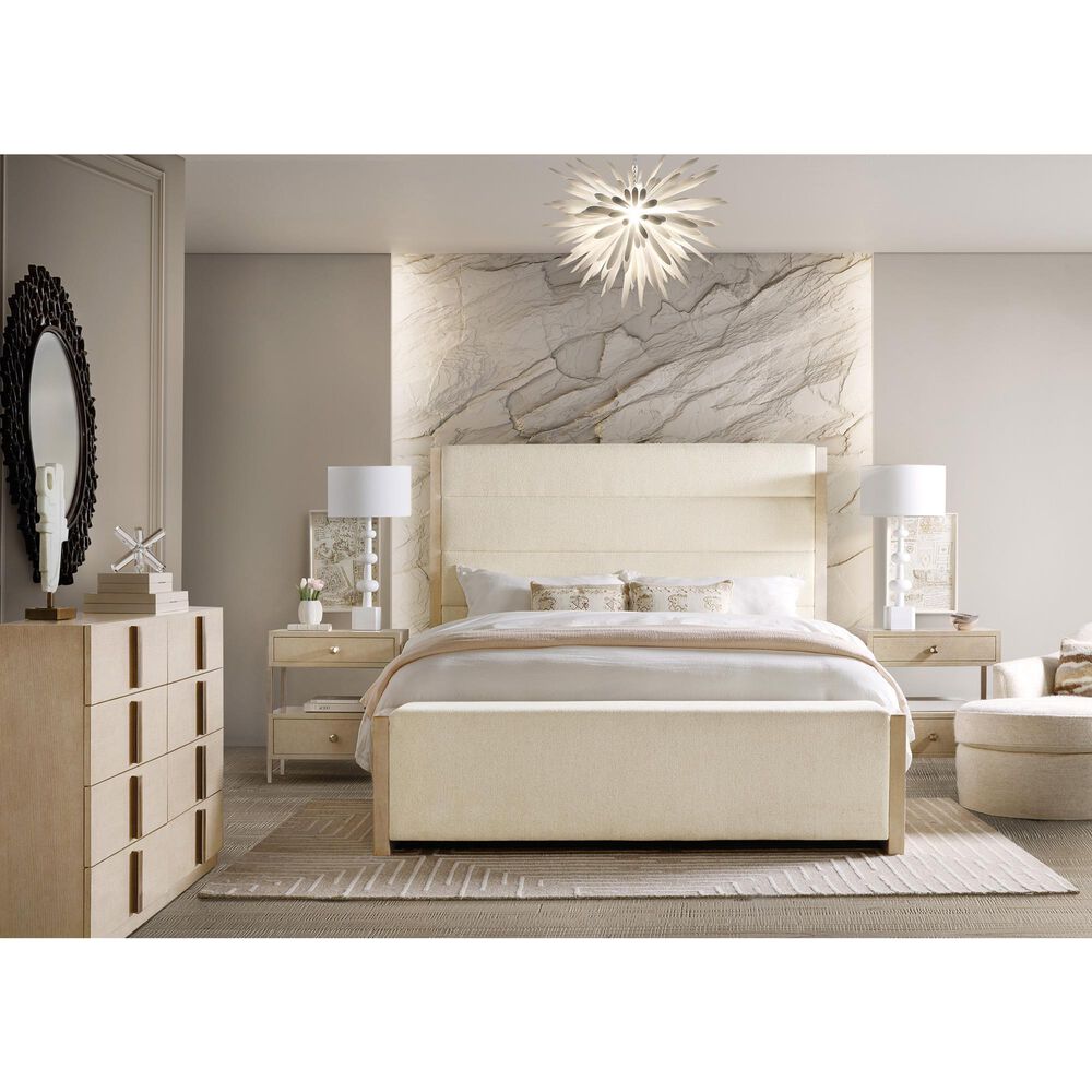 Hooker Furniture Westwood 2-Drawer Nightstand in Polished Limestone and Radiance, , large