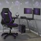 Regency Global Sourcing AON Archeus Ergonomic Gaming Chair in Black and Purple, , large