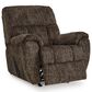 Ashley Stayfish Manual Rocker Recliner in Chocolate, , large