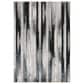 Feizy Micah 6"7" x 9"6" Black and Silver Area Rug, , large