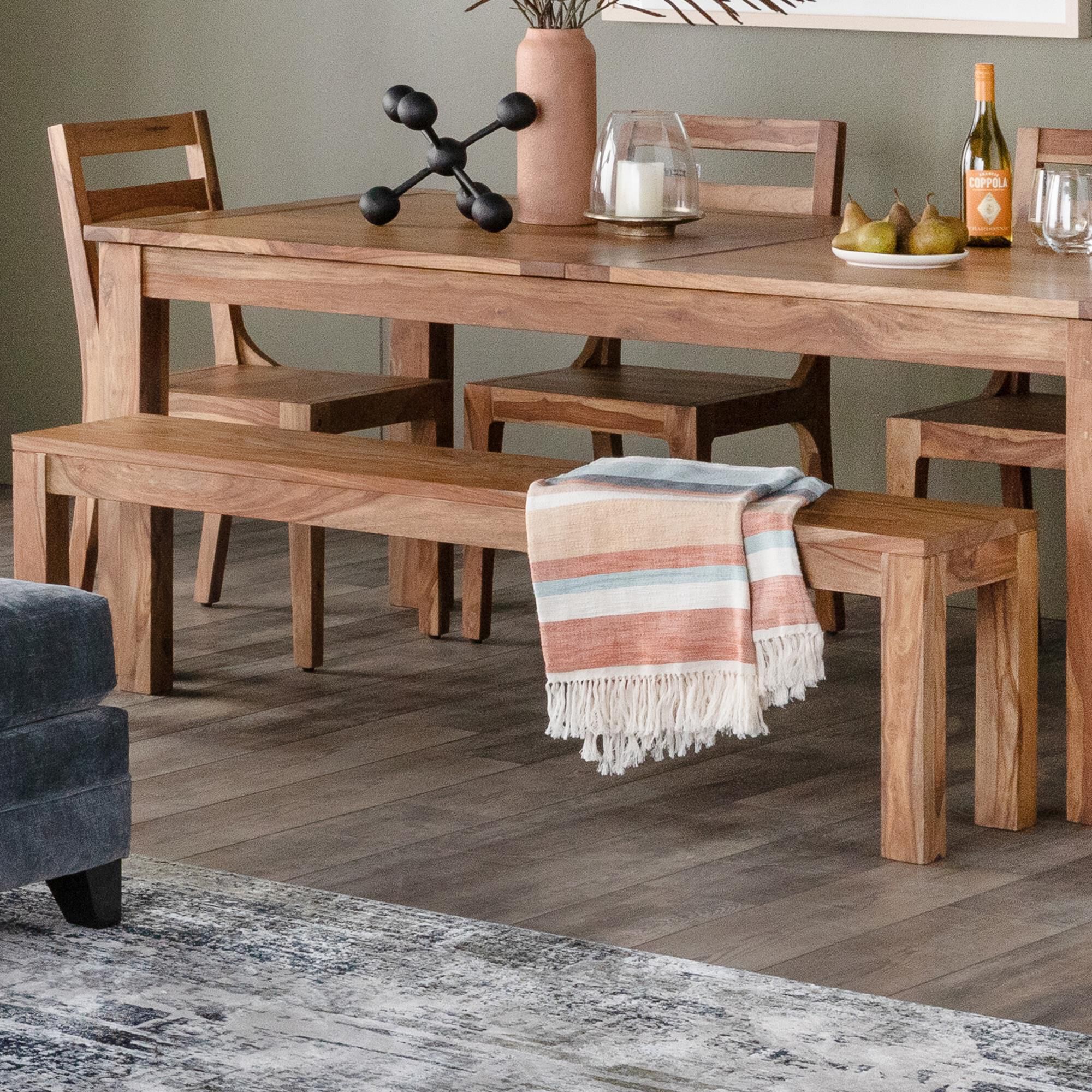 Porter Design Urban Dining Bench in Natural Nebraska Furniture Mart