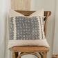 Rizzy Home Donny Osmond 20" Down Filled Pillow in Charcoal and Cream, , large