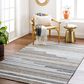 Surya Azalea Black, Taupe, White and Brown 12" x 15" Area Rug, , large