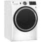 GE Appliances 4.8 Cu. Ft. Front Load Washer and 7.8 Cu. Ft. Electric Dryer Laundry Pair in White, , large