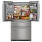 KitchenAid 26.2 Cu. Ft. French Door Refrigerator with Platinum Interior in PrintShield Stainless Steel, , large