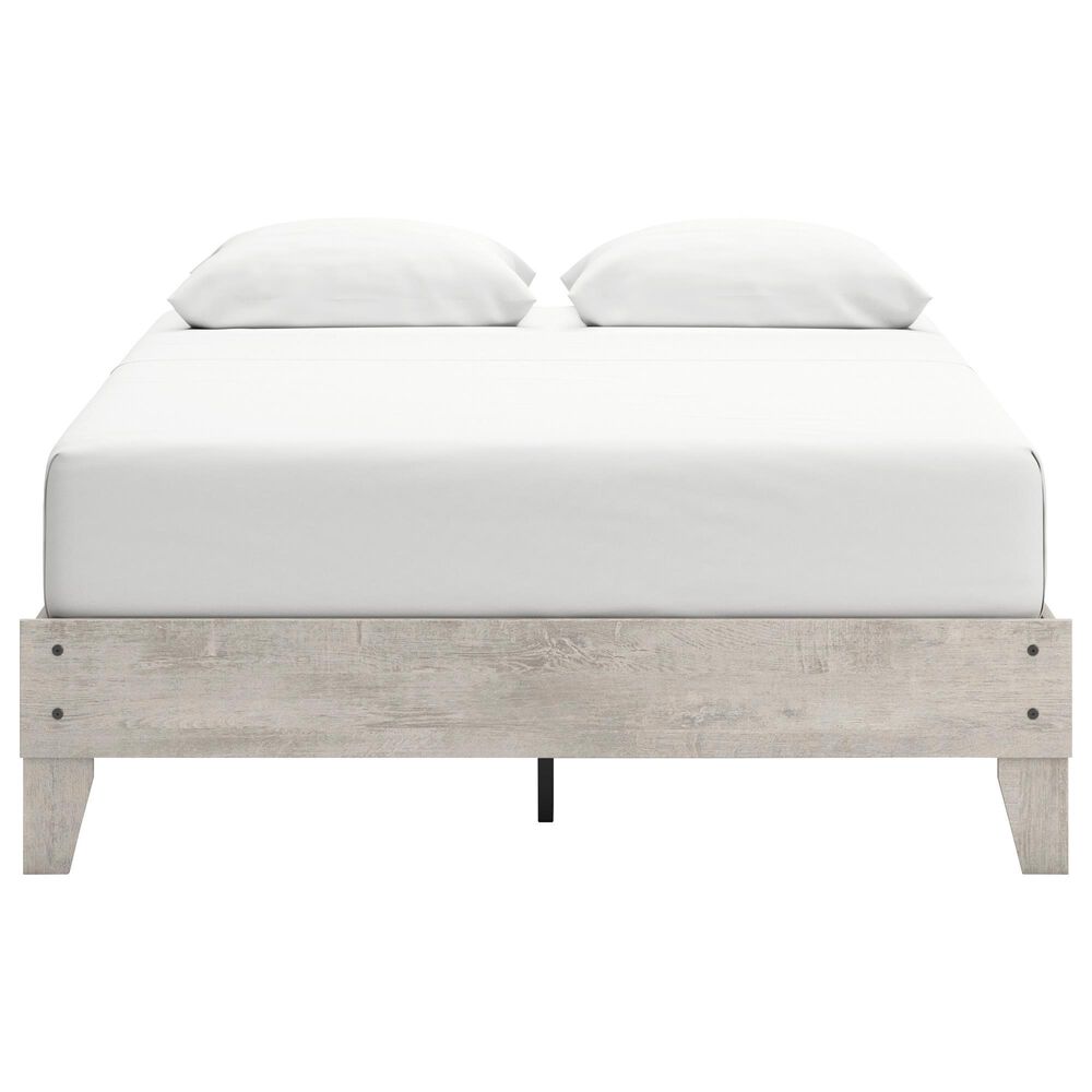 Ashley Shawburn Queen Platform Bed in Light Gray, , large