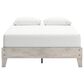 Ashley Shawburn Queen Platform Bed in Light Gray, , large