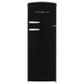Unique Appliances Classic Retro 7.5 Cu. Ft. Top Freezer Refrigerator in Matte Black, , large
