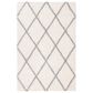 Safavieh Parma Shag PMA515A 3" x 5" Cream and Grey Area Rug, , large