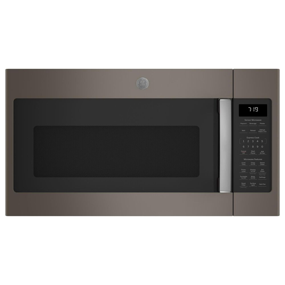 GE Appliances 1.9 Cu. Ft. Over-the-Range Sensor Microwave Oven in Fingerprint Resistant Slate, , large