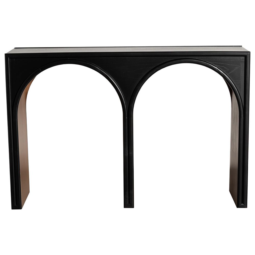 Santa Fe Rustic Aquilla 2-Arch Console in Black, , large