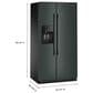 KitchenAid 20.85 Cu. Ft. Side-by-Side Refrigerator in Juniper, , large