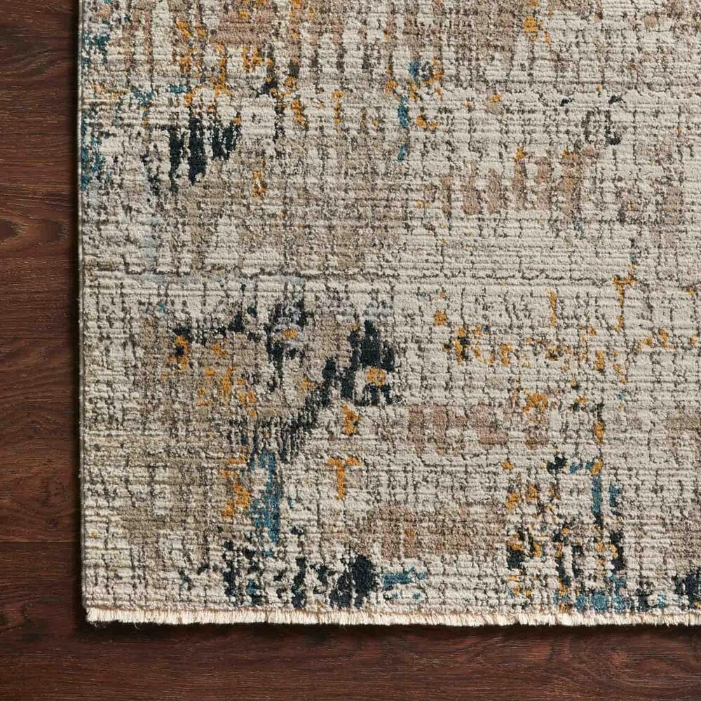 Loloi Leigh 2&#39;7&quot; x 7&#39;8&quot; Ivory and Granite Runner, , large