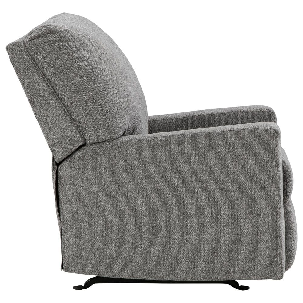 Ashley Deltona Manual Rocker Recliner in Graphite, , large