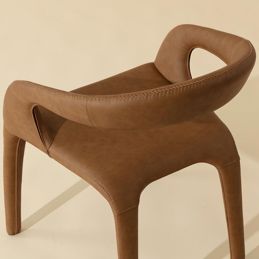 37B Atika Dining Arm Chair in Milliken Cognac, , large