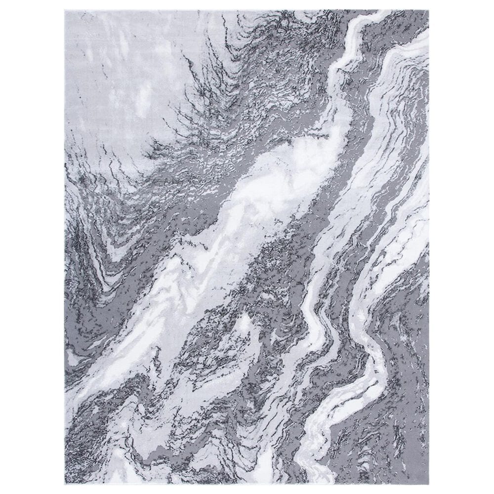 Safavieh Craft CFT844F 6"7" x 9" Light Grey and Grey Area Rug, , large