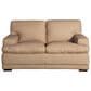 Bordeaux & Co Stationary Leather Sofa and Loveseat Set in Safari Fawn, , large