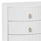 Linon Home Decor Chantel 3-Drawer Nightstand in White, , large