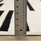 ROW by Oriental Weavers Quinn Striped Beige and Black 2" x 7" Runner, , large