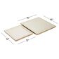 Maple and Jade Wood Tray in White and Natural (Set of 2), , large