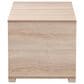 Baxton Studio Jasper 2-Door Cat Litter Box Cover House in Oak, , large