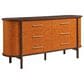 Modway Coralie 6-Drawer Dresser in Walnut Tan, , large