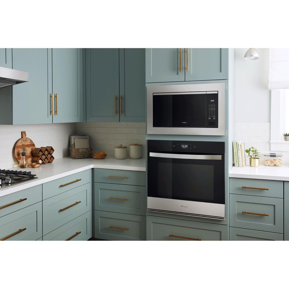 Whirlpool 1.6 Cu. Ft. Sensor Cooking Microwave in Fingerprint Resistant Stainless Steel, , large