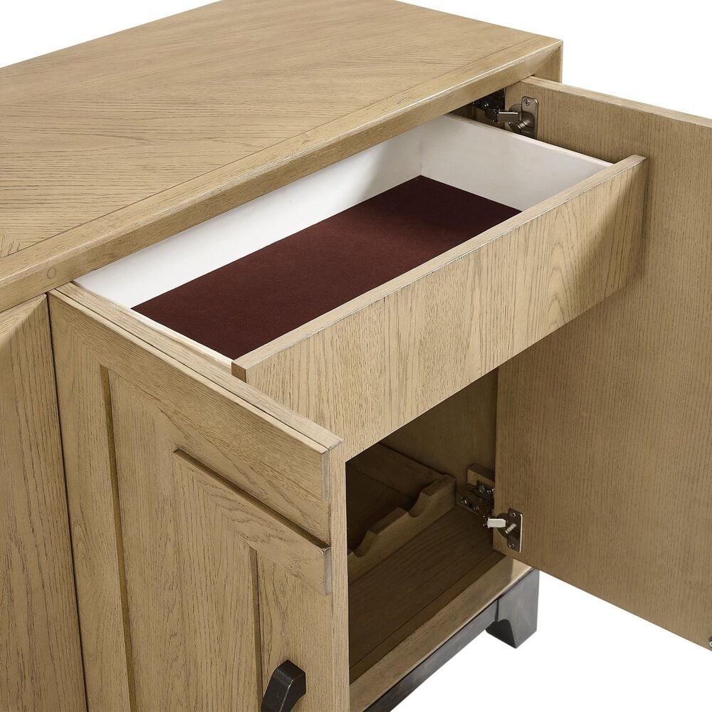 Emerald Home Furnishings Sutton Place Sideboard in Caramel And Cocoa Brown, , large