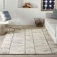 Nourison Colorado 3"9" x 5"9" White and Blue Area Rug, , large
