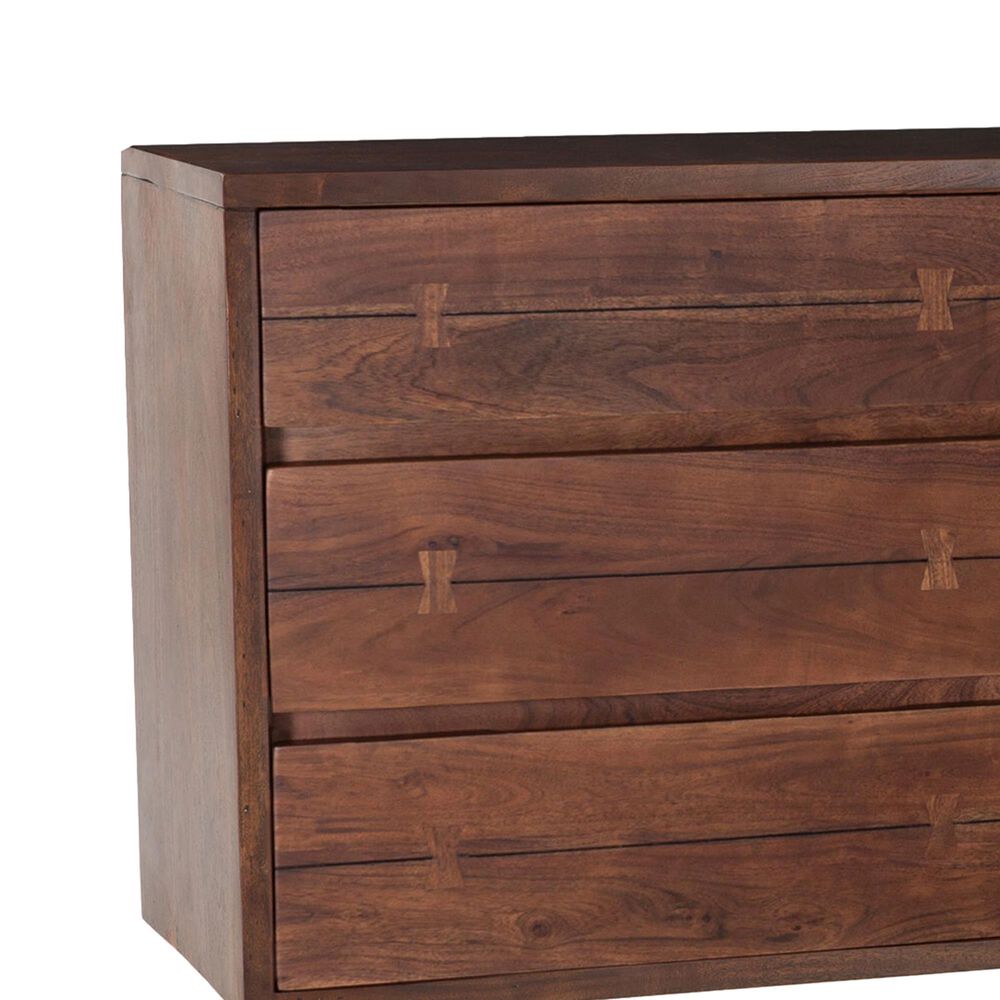 Home Trends &amp; Design Aspen 4-Piece King Bedroom Set in Walnut Brown and Antique Zinc, , large