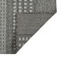 Harounian Rugs Kilim Casablanca 6" x 9" Silver and Grey Area Rug, , large