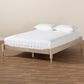 Baxton Studio Laure Queen Platform Bed Frame in Antique White, , large