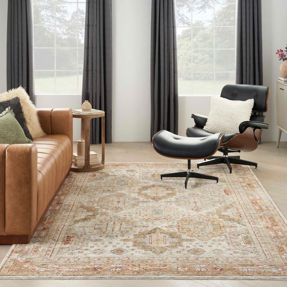 Nourison Sahar 3&#39;11&quot; x 5&#39;11&quot; Ivory and Multi Area Rug, , large