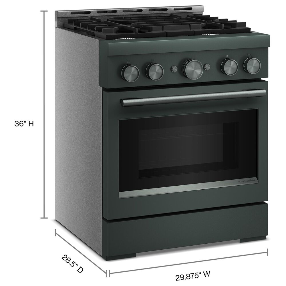 KitchenAid 4.1 Cu. Ft. Commercial-Style Gas Range in Juniper, , large