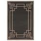 Surya Alfresco 7"3" x 10"6" Black, Brown and Beige Indoor/Outdoor Area Rug, , large