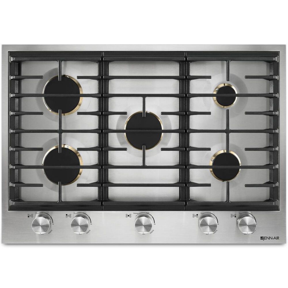 JennAir 36 5-Burner Gas Cooktop in Stainless Steel, , large