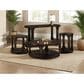 Fallridge Balam 1-Shelf Sofa Table in Stained Dark, , large