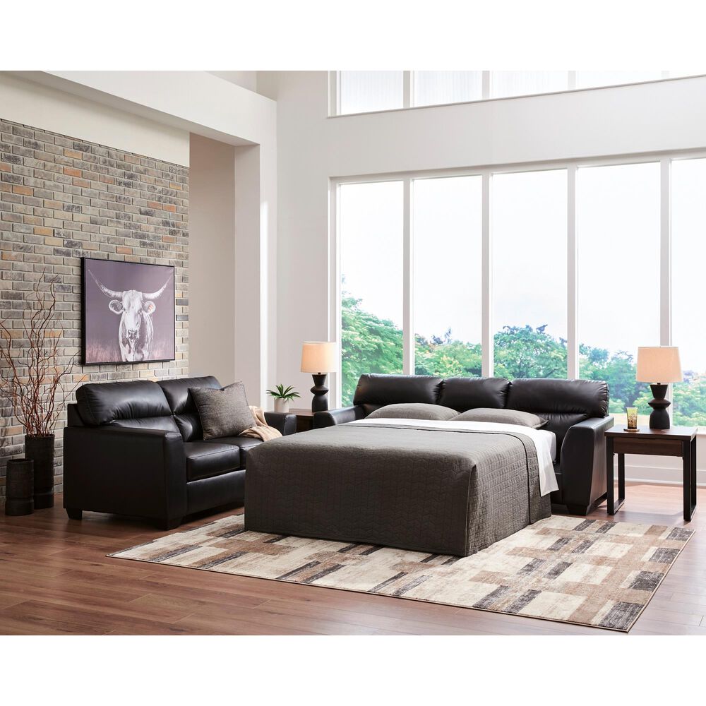 Ashley Glennbre Stationary Queen Sofa Sleeper in Midnight, , large
