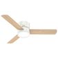 Hunter Minimus 52" Ceiling Fan with LED Lights in Fresh White, , large