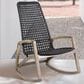 Blue River Sequoia Patio Rocking Chair in Charcoal and Light Eucalyptus, , large