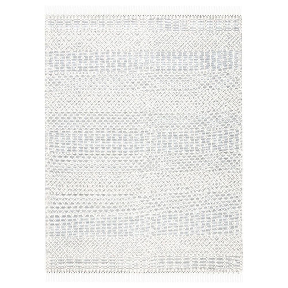 Safavieh Natura NAT852A 10" x 14" Ivory and Grey Area Rug, , large