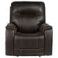 Steve Silver Lexington Triple Power Media Recliner in Saddle Brown, , large
