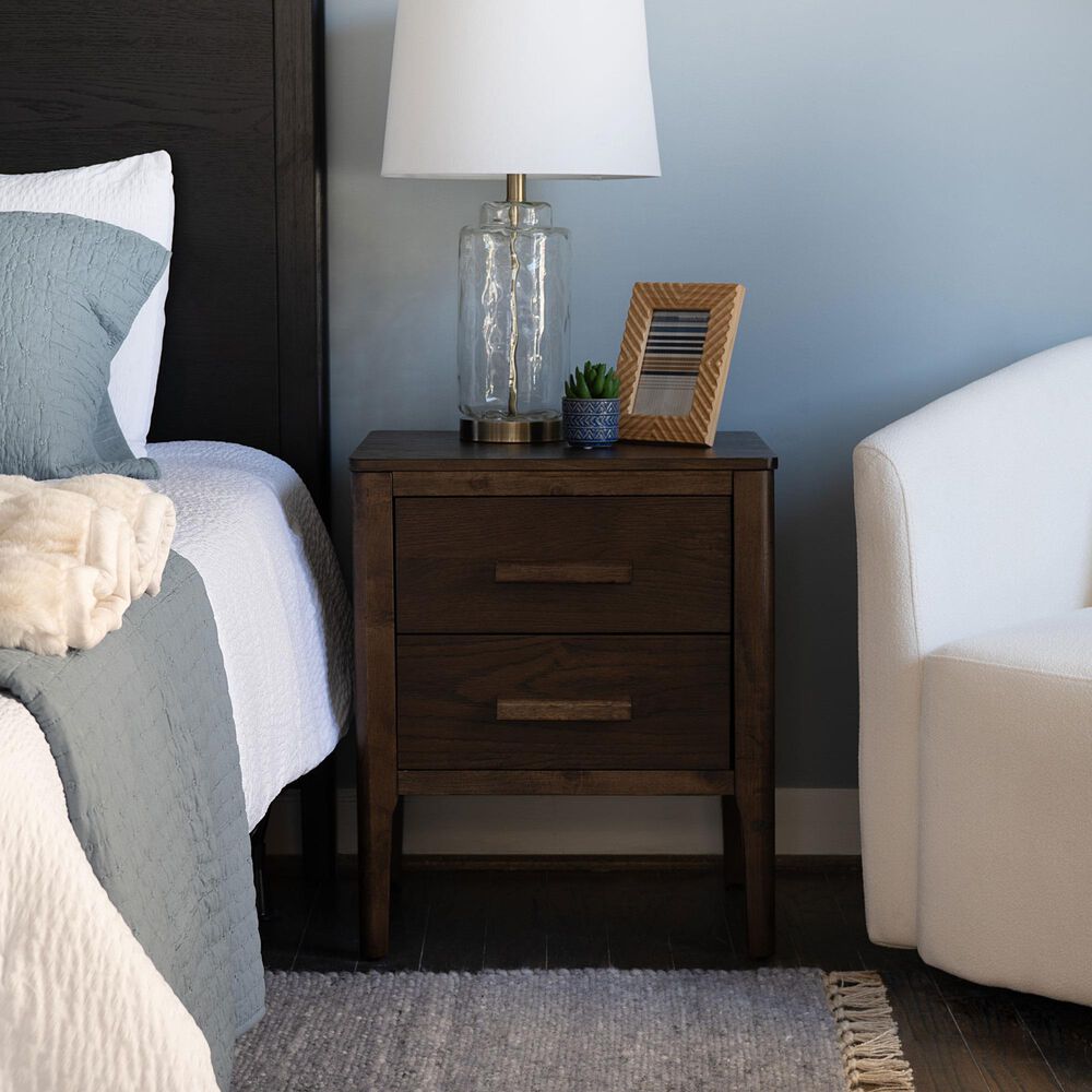 Linon Home Decor Wilcox Side Table in Espresso, , large