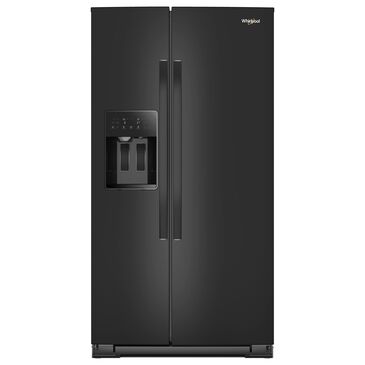 Whirlpool 20.85 Cu. Ft. Counter Depth Freestanding Side by Side Refrigerator in Black, , large