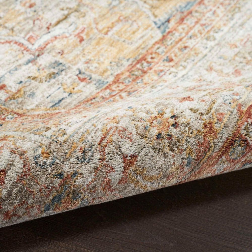 Nourison Sahar 9&#39;3&quot; x 12&#39;7&quot; Ivory and Rust Area Rug, , large