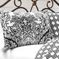 Triangle Home Fashions Aubree 3-Piece Full/Queen Quilt Set in Black and White, , large